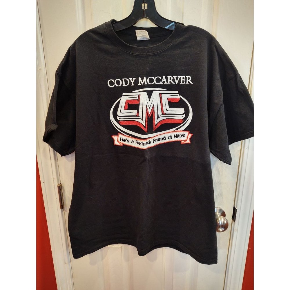 Cody McCarver T Shirt XL Black Gildan Country Music Confederate Railroad